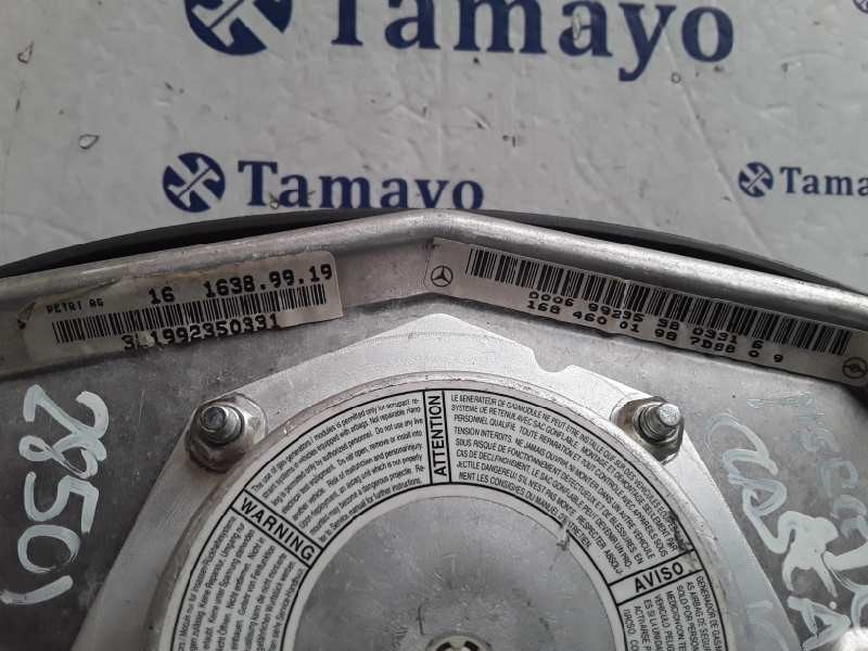 Recambio de airbag delantero izquierdo para mercedes-benz clase a (w168) referencia OEM IAM 16846001987D8809  
