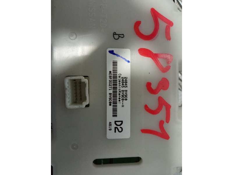 Recambio de mando climatizador para nissan juke (f15) referencia OEM IAM 24845BV90B  