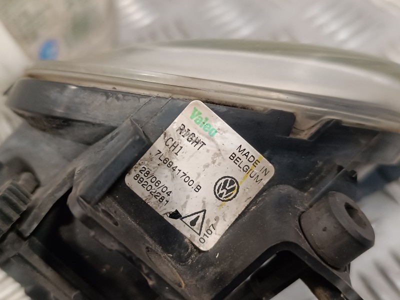 Recambio de faro antiniebla derecho para volkswagen touareg (7la) 2.5 tdi referencia OEM IAM 7L6941700B  89202281