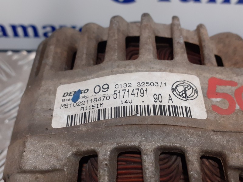 Recambio de alternador para fiat idea (135) 1.4 referencia OEM IAM 51714791  MS1022118470