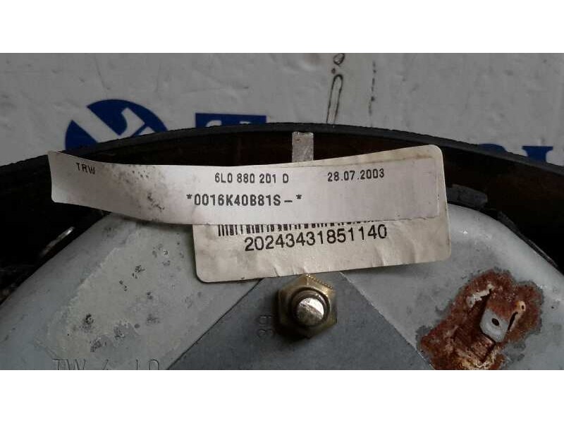 Recambio de airbag delantero izquierdo para seat ibiza (6l1) referencia OEM IAM 6L0880201D  0016K40B81S