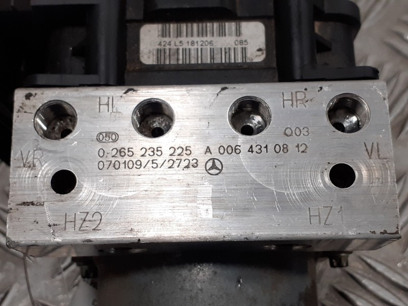 Recambio de abs para mercedes-benz clase b (w245) 2.0 cdi cat referencia OEM IAM 0265235225 0265950618 A0064310812
