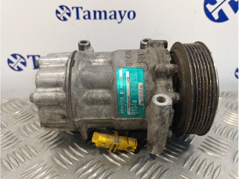 Recambio de compresor aire acondicionado para citroën c3 1.4 hdi referencia OEM IAM SD6V121450  9655191680