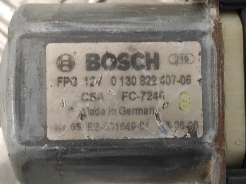 Recambio de elevalunas delantero derecho para ford fiesta (cb1) 1.4 tdci cat referencia OEM IAM 0130822407  