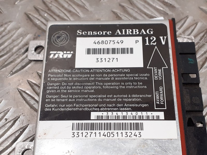 Recambio de centralita airbag para fiat panda (169) 1.2 cat referencia OEM IAM 46807549P  331271