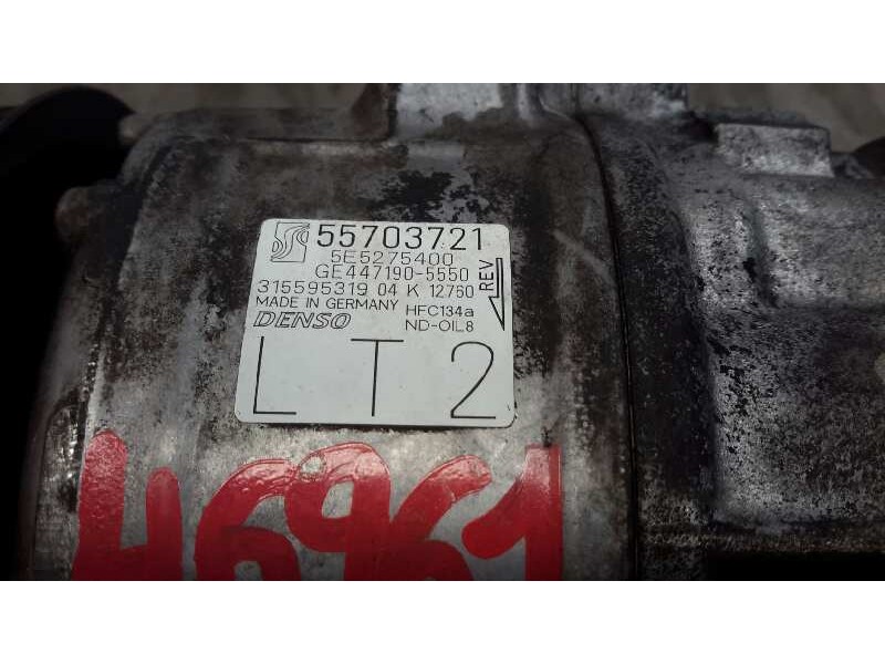 Recambio de compresor aire acondicionado para opel corsa d 1.3 16v cdti cat (z 13 dth / l4i) referencia OEM IAM 55703721  