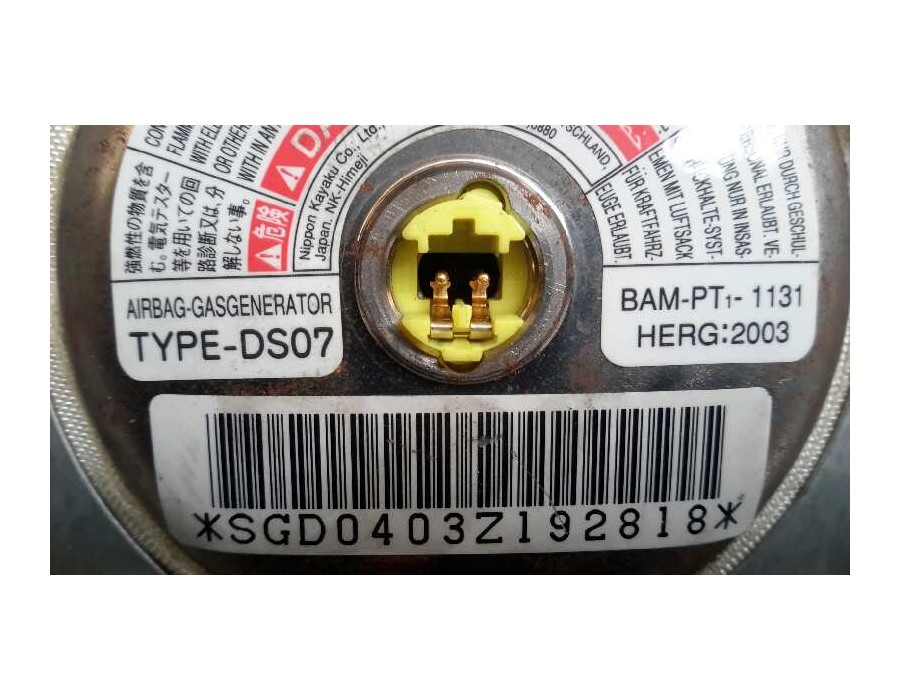 Recambio de airbag delantero izquierdo para nissan micra (k12e) 1.5 dci turbodiesel cat referencia OEM IAM TYPEDS07  BAMPT1131