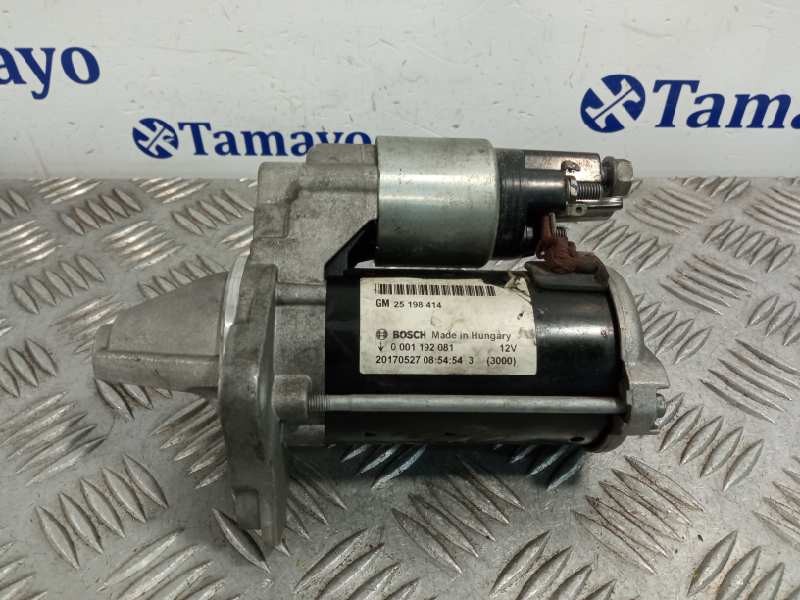 Recambio de motor arranque para opel adam referencia OEM IAM 25198414  0001192081