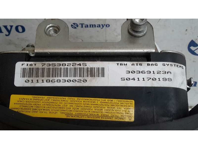 Recambio de airbag delantero izquierdo para fiat seicento (187) 1.1 referencia OEM IAM 735382245 30369123A 01118630020