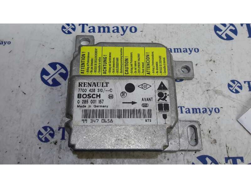 Recambio de centralita airbag para renault clio ii fase i (b/cbo) 1.2 referencia OEM IAM 0285001157 993470658 7700428310