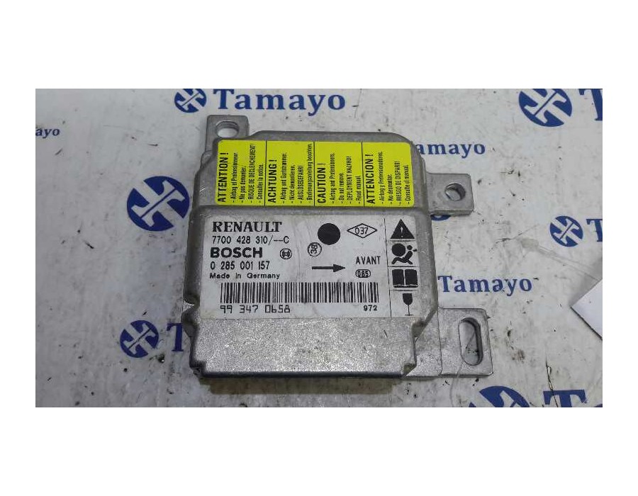 Recambio de centralita airbag para renault clio ii fase i (b/cbo) 1.2 referencia OEM IAM 0285001157 993470658 7700428310