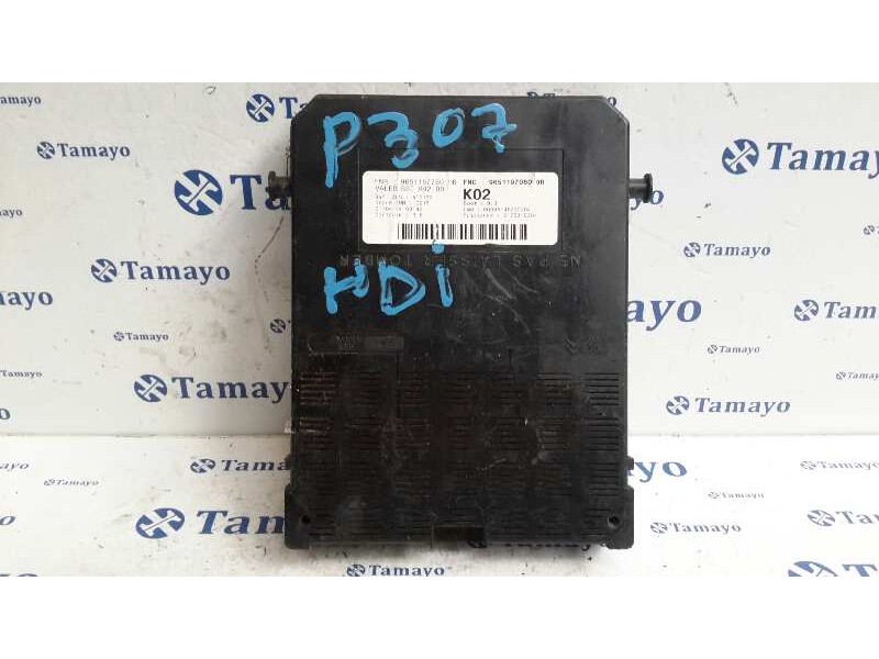 Recambio de caja reles / fusibles para peugeot 307 (s1) 2.0 hdi cat referencia OEM IAM 9651197780 2175310304 9651197080