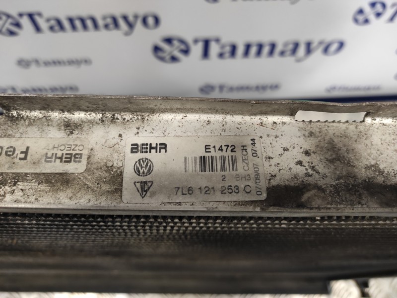 Recambio de radiador agua para volkswagen touareg (7l6) 2.5 tdi dpf referencia OEM IAM 7L6121253C  