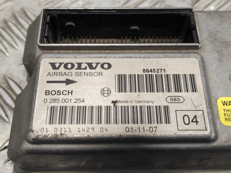 Recambio de centralita airbag para volvo s80 berlina 2.4 20v turbo cat referencia OEM IAM 0285001254  010311142904