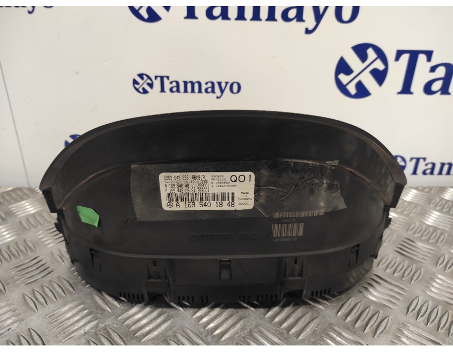 Recambio de cuadro instrumentos para mercedes-benz clase b (w245) 2.0 cdi cat referencia OEM IAM A1695401848  0263643228