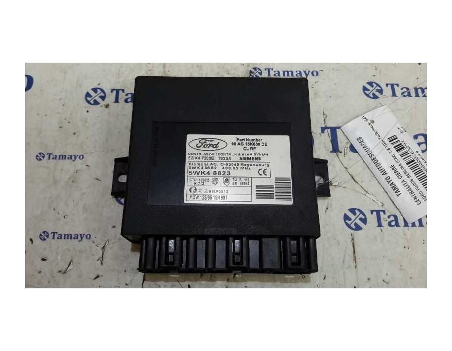 Recambio de centralita cierre para ford focus berlina (cak) 1.8 tddi turbodiesel cat referencia OEM IAM 5WK48823  