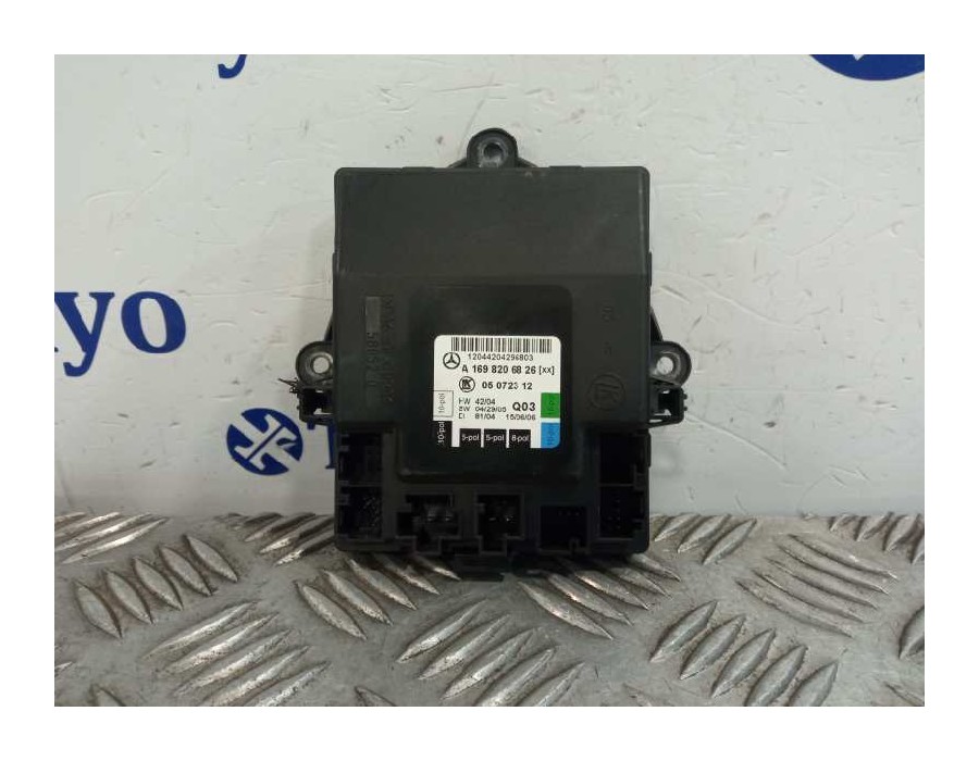 Recambio de modulo confort para mercedes-benz clase a (w169) 1.5 cat referencia OEM IAM A1698206826  05072312