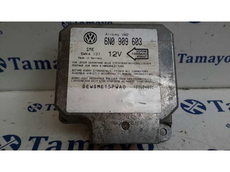 Recambio de centralita airbag para seat cordoba berlina (6k2) 1.9 turbodiesel cat (aaz) referencia OEM IAM 6N0909603  