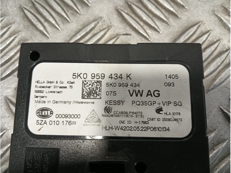 Recambio de modulo electronico para seat alhambra (7n) 1.4 tsi referencia OEM IAM 5K0959434K  5ZA010176