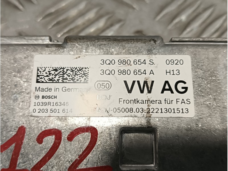 Recambio de camara delantera para seat alhambra (7n) 1.4 tsi referencia OEM IAM 3Q0980654S 3Q0980654A 0203501614