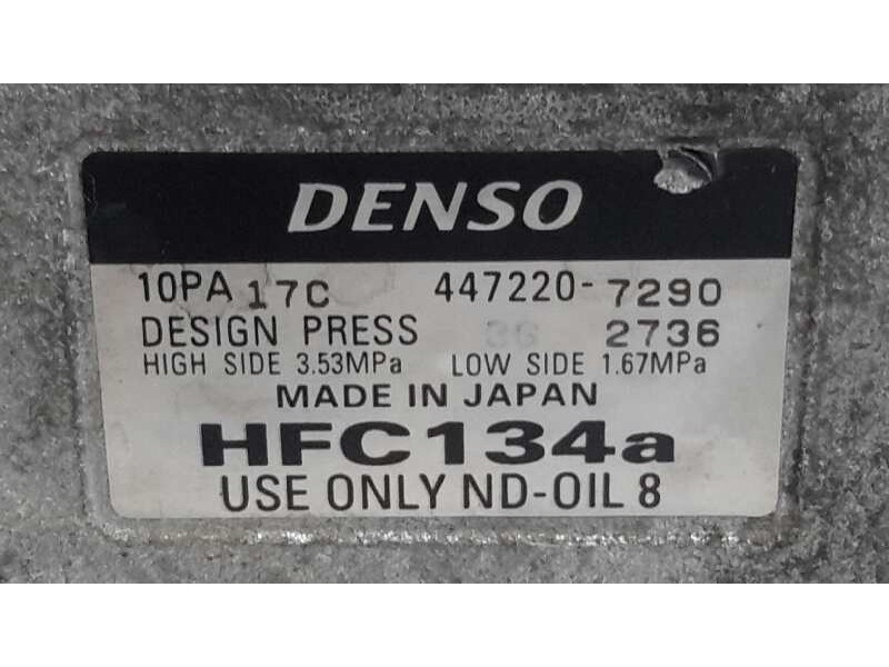 Recambio de compresor aire acondicionado para iveco 35s12 2.3 referencia OEM IAM 4472207290  