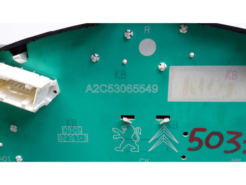 Recambio de cuadro instrumentos para peugeot 207 1.6 16v cat referencia OEM IAM A2C53190333 A2C53065549 9662904080