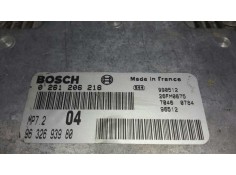 Recambio de centralita motor uce para peugeot 206 berlina 1.6 referencia OEM IAM 0261206216 MP72 9632693980 2