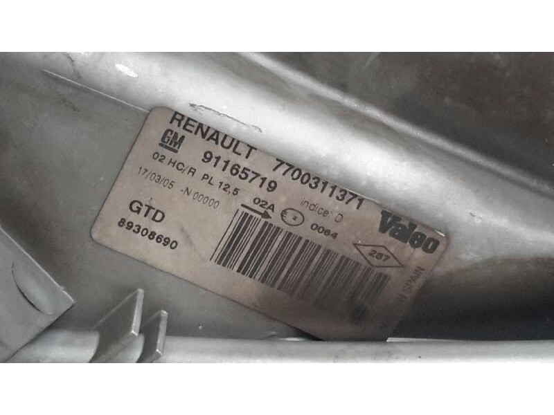 Recambio de faro izquierdo para opel vivaro 1.9 cdti cat (f9q-760 / l08) referencia OEM IAM 7700311371  91165719
