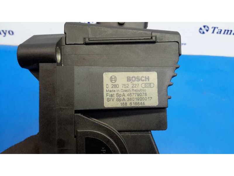 Recambio de potenciometro pedal para fiat stilo (192) 1.9 jtd cat referencia OEM IAM 0280752227 3801920017 46779078