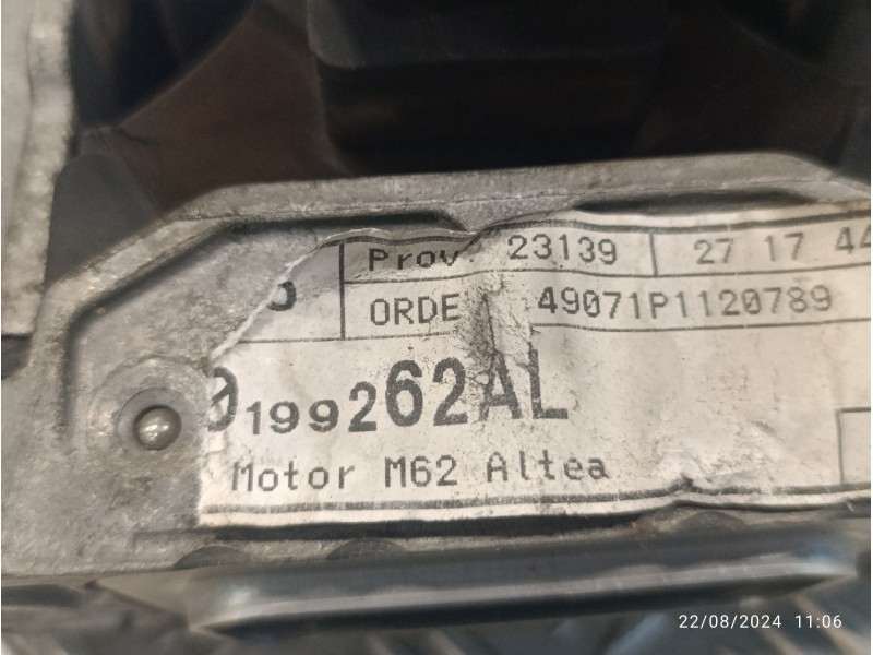 Recambio de soporte motor derecho para seat leon (1p1) 1.6 referencia OEM IAM 1K0199262AL  