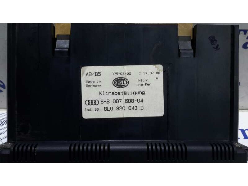 Recambio de mando climatizador para audi a4 avant (b5) 1.9 tdi referencia OEM IAM 8L0820043D  5HB00760804