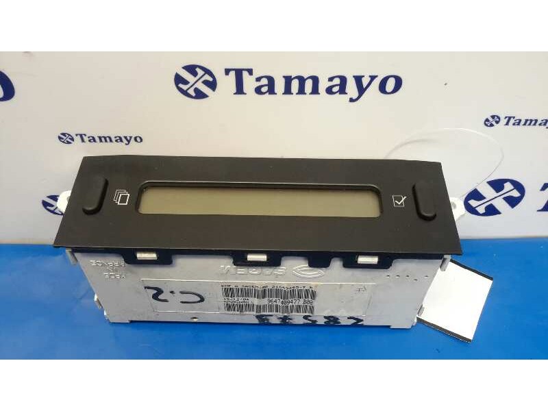 Recambio de pantalla / mando multifuncion para citroën c2 1.1 referencia OEM IAM 9647409477B00  216694657B