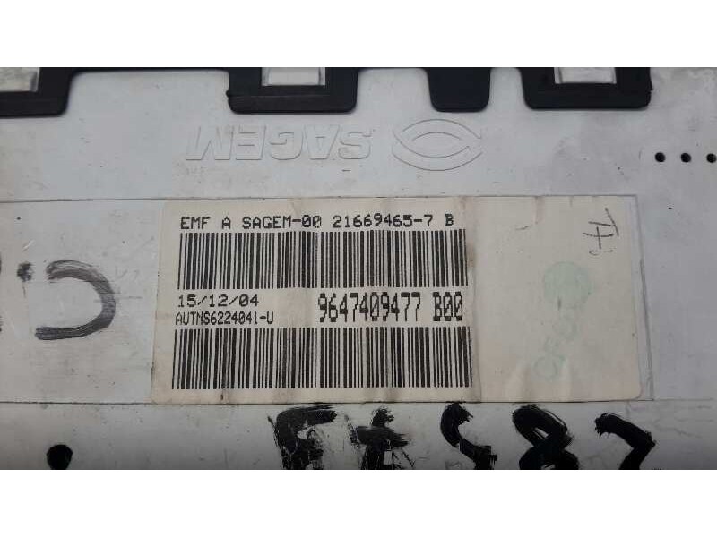 Recambio de pantalla / mando multifuncion para citroën c2 1.1 referencia OEM IAM 9647409477B00  216694657B