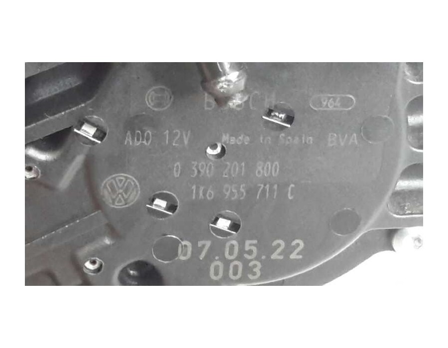 Recambio de motor limpia trasero para volkswagen golf v berlina (1k1) 1.6 16v fsi referencia OEM IAM 1K6955711C  0390201800