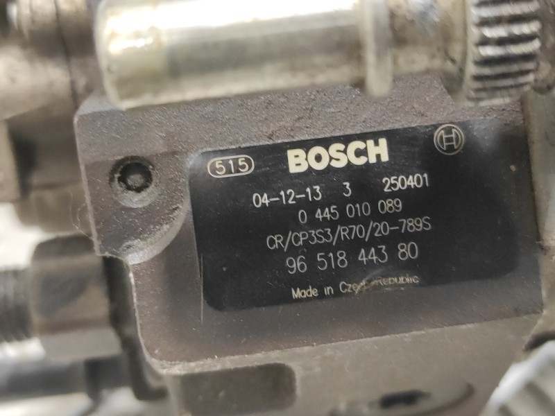 Recambio de bomba inyeccion para mazda 2 berlina (dy) referencia OEM IAM 0445010089  9651844380
