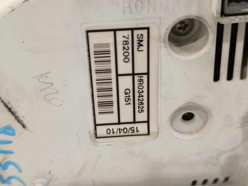 Recambio de cuadro instrumentos para honda civic berlina 5 (fk) 2.2 ctdi referencia OEM IAM HR0342625  