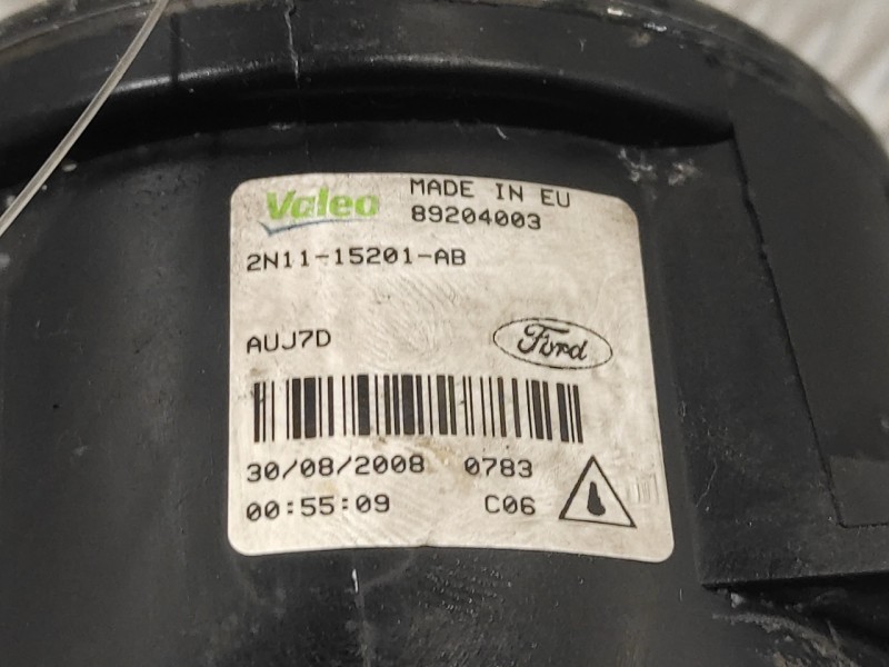 Recambio de faro antiniebla izquierdo para ford fiesta (cb1) 1.6 tdci cat referencia OEM IAM 89204003  89210094