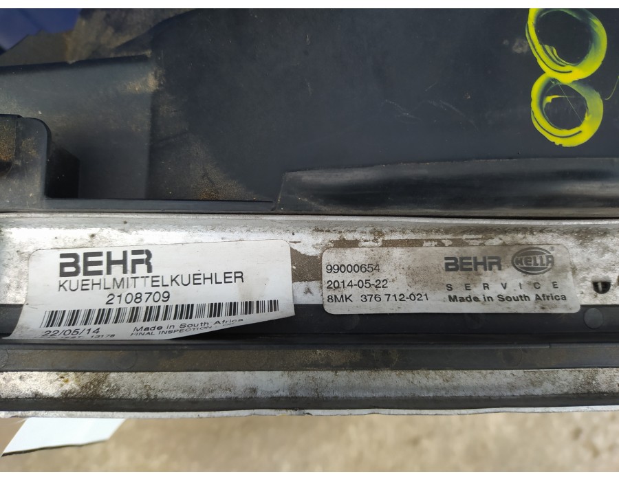 Recambio de radiador agua para mercedes-benz clase clk (w208) coupe 3.2 v6 18v cat referencia OEM IAM 8MK376712021  99000654