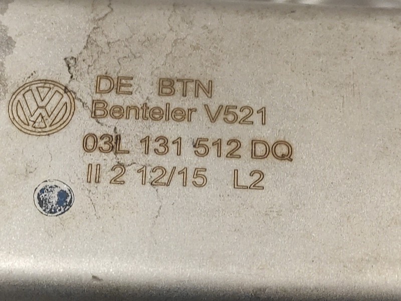 Recambio de enfriador egr para volkswagen golf vi variant (aj5) 1.6 tdi dpf referencia OEM IAM 03L131512DQ  