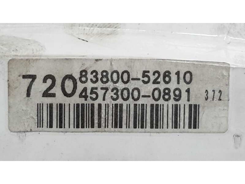 Recambio de cuadro instrumentos para toyota yaris (ncp1/nlp1/scp1) 1.0 cat referencia OEM IAM 8380052610 7208380052610 457300089