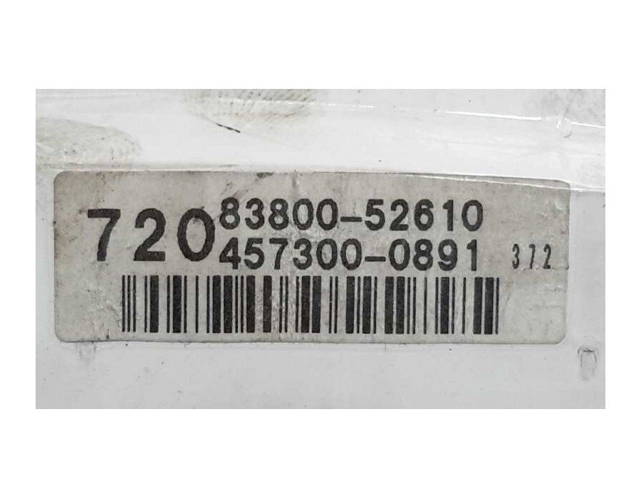 Recambio de cuadro instrumentos para toyota yaris (ncp1/nlp1/scp1) 1.0 cat referencia OEM IAM 8380052610 7208380052610 457300089