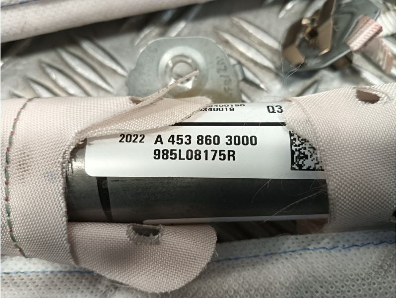 Recambio de airbag cortina delantero derecho para smart forfour eq referencia OEM IAM A4538603000  