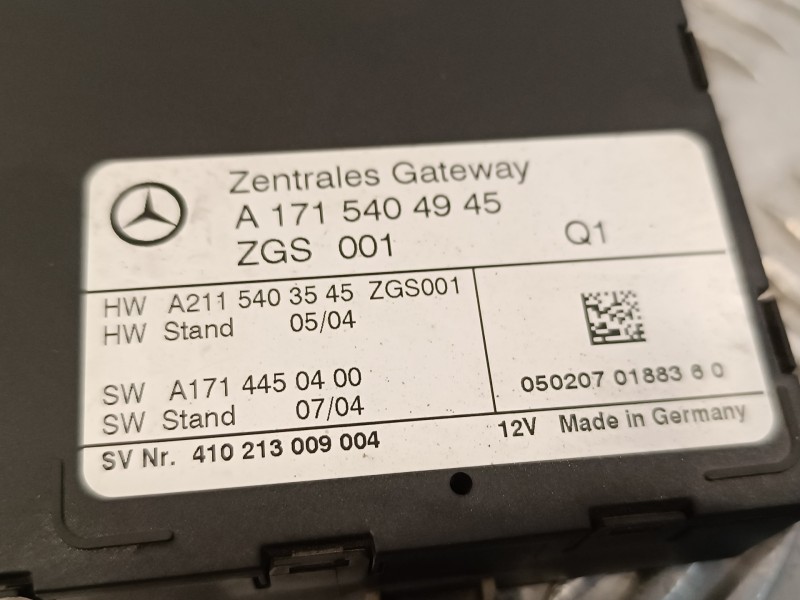 Recambio de modulo electronico para mercedes-benz clase slk (w171) roadster 1.8 cat referencia OEM IAM A1715404945  A2115403545