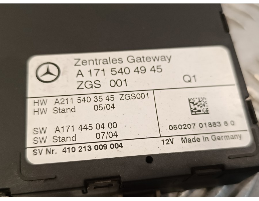 Recambio de modulo electronico para mercedes-benz clase slk (w171) roadster 1.8 cat referencia OEM IAM A1715404945  A2115403545