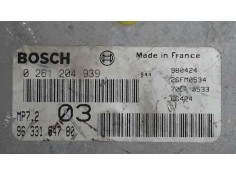 Recambio de centralita motor uce para citroën xsara berlina referencia OEM IAM 0261204939 MP72 9633184780 2