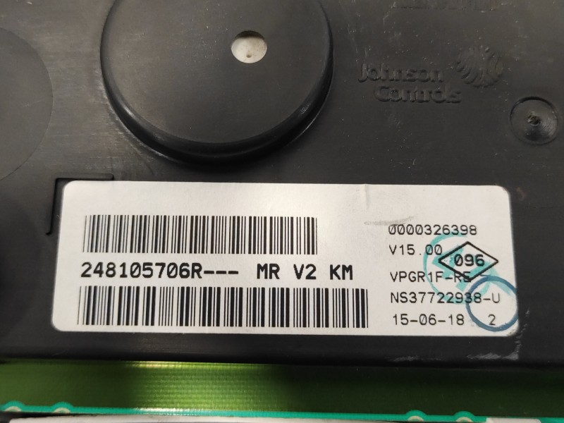 Recambio de cuadro instrumentos para dacia lodgy stepway referencia OEM IAM 248105706R  