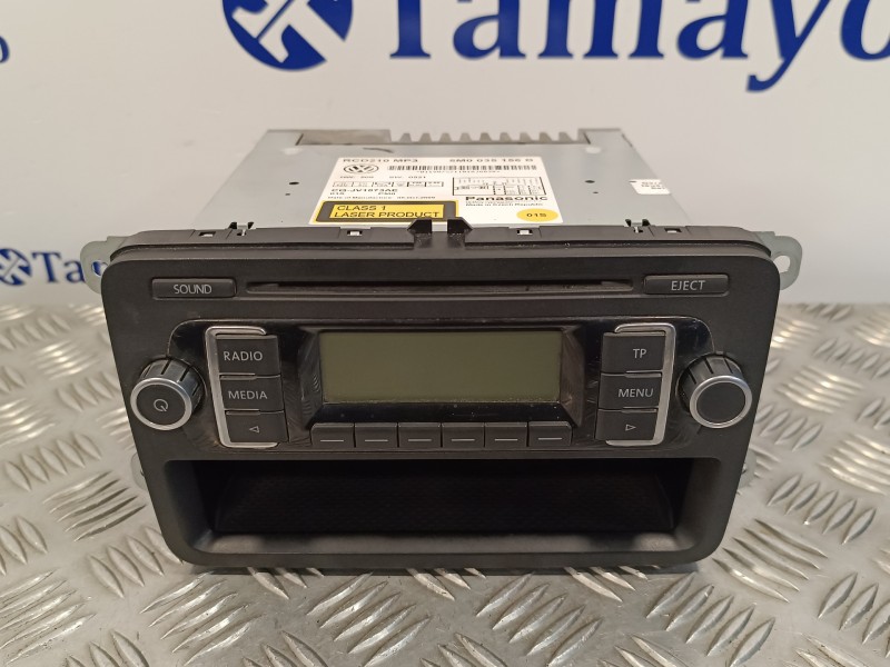 Recambio de sistema audio / radio cd para volkswagen polo (6r1) 1.6 tdi referencia OEM IAM 5M0035156B  