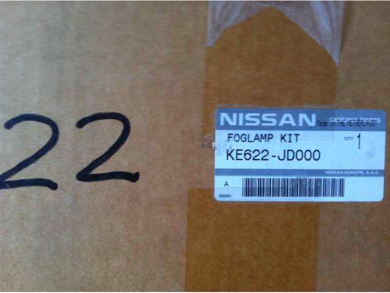 Recambio de kit faros antiniebla para nissan qashqai (j10) referencia OEM IAM KE622JD000 ORIGINAL 