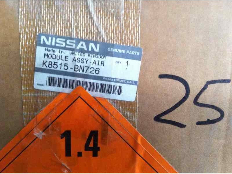 Recambio de airbag delantero derecho para nissan almera (n16/e) referencia OEM IAM K8515BN726  KPBN9044200021