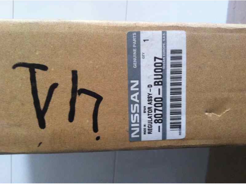 Recambio de elevalunas delantero derecho para nissan almera tino (v10m) referencia OEM IAM 80700BU007  400698T9